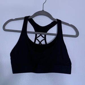 Black Workout Sports Bra